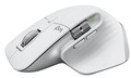 LOGITECH Wireless MX Master 3S ergonomische Maus, Silber, Weiß AKKU, T154 2D