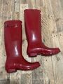 Hunter Gummistiefel 40/41 Orginal Tall Gloss Military Red Stiefel