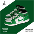 Nike Air Jordan 1 Mid Lucky Green GS Sneaker Kinder Damen  37,5 38 38,5 39 40
