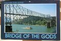 Vereinigte Staaten Columbia River Gorge Bridge der Götter - veröffentlicht 1995