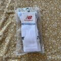 New Balance Essentials gepolsterte Unisex Sport Crew Socken weiß (3er-Pack) - L