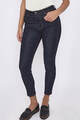 Ex M&S Autogramm Mid Rise Damen Damen dünn dehnbar Denim schwarz Indigo Jeans