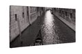 Leinwandbild Kunst-Druck Kanal in Venedig Gondel 125x50 cm
