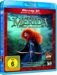 MERIDA, Legende der Highlands (Blu-ray 3D + Blu-ray Disc) NEU+OVP