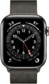 Apple Watch Series 6 GPS + Cellular 44mm Edelstahl Graphit Milanaise - Neuwertig