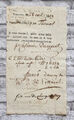 1809 Decoppet Yverdon Handschrift Ware Mercier Lausanne Frachtbrief Transport