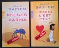 Mieses Karma + Jesus liebt mich von David Safier ( Taschenbücher) Sehr guter Zus
