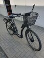26 Zoll Alu City E-Bike Elektro Fahrrad Tiefeinsteiger mit Rücktritt schwarz   
