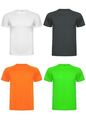 Roly Herren T-Shirt Tee Top Oberteil Basic Kurzarm Rundhals Funktionsshirt Sport