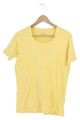 SCHIESSER Damen T-Shirt Gelb Gr. 46 Casual Kurzarm Baumwolle