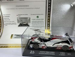 F1 Toyota TS050 2019 - Winner 24h Le Mans Scale Model, Signed By F. Alonso COA