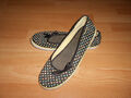 Keds Ballerinas Slipper Stoff Schuhe Gr.41 UK 7,5 braun gepunktet Top!!