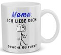 Mama Geschenk Muttertag Mutter Tasse Geburtstag Kaffeetasse Frauen Liebe Dich