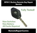 Schlüssel Reparatur BMW 3 5 7er X3 X5 Z4 E38 E39 E46 Diamantanhänger Batterie Ersatz