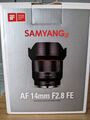 Samyang 8010 AF 14 mm F2.8 Autofokus Objektiv für Sony FE - schwarz