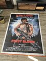 XXL 2 Meter Rambo First Blood Kino Videothek BannerKunststoff Sylvester Stallone