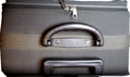 Koffer, Trolley, Rollkoffer, Reisekoffer, Seitentaschen, Rollen, Beine, Schloss