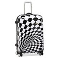 Polycarbonat Claymore 66 cm, 85 L Bowatex Rollen Motiv Karo Trolley