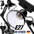 Retro Schreibtischlampe Arbeitslampe Gelenkarm Leselampe Tischlampe E27-Sockel