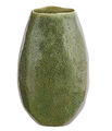 Vase Blumenvase Linn bauchig dunkelgrün lasierte Keramik versch. Größen, Dehner