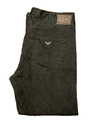 Armani Jeans Vintage lose Passform Str Bein dunkelgrün Denim Jeans W36 L28 5192