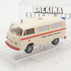 Brekina 1:87 33249 VW T1 Ambulanza Croce Rossa Italiana in OVP QR3132