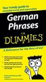 German Phrases For Dummies by Fox, Anne 0764595539 FREE Shipping