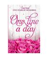 One Line a Day: Five Years of Memories, 6x9 Diary, Dated and Lined Book, Pink, (