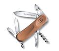 Victorinox Evolution Wood 10 mit persönlicher Gravur auf der Klinge