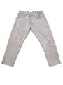 Jack & Jones Jeans Herren W34 L32 Cropped Frank Straight Grau Denim Hose 
