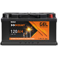GEL Batterie 12V 120Ah Solarbatterie Wohnmobil Batterie Caravan Blei Gel Akku