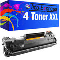 4x Toner-Patrone XXL PlatinumSerie für Canon 728 I-Sensys MF-4450 MF-4580 MF-458