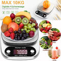 Küchenwaage 10KG/1g Digital Edelstahl LCD Electronic Grammwaage Haushaltswaage