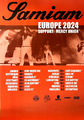 SAMIAM 2024 TOUR - orig.Concert Poster - Konzert Plakat  DIN A1