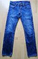 Hugo Boss Jeans Hose Gr. 29 Länge 34 blau regular straight