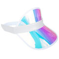 PVC Sun Visor Hat UV-Schutz Golfkappe Transparent Outdoor-Sport