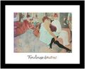 Toulouse-Lautrec Poster Bild im Rahmen Der Salon in der Rue des Moulins 24x30cm