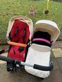 Bugaboo Donkey Schwarz Zwillingskinderwagen / Geschwisterkinderwagen