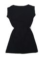 Damen Strick Tunika Gr. 38 / 40 schwarz lang Pullover Jacke Weste Kleid