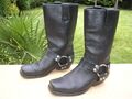 Bikerboots, Motorradstiefel, Westernstiefel, Gr. 39, Echtes Leder !!!