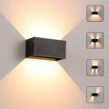Wandlampe Cube Würfel LED Wand Leuchte Lampe für außen/innen wasserdicht 12W DHL