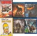 Film DVD/Bluray Sammlung Set Batman Werner Simpsons I am Legend Percy Jackson