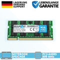 BRAINZAP 4GB DDR2 RAM PC2-6400S 2Rx8 SO-DIMM 800 MHz Arbeitsspeicher CL6