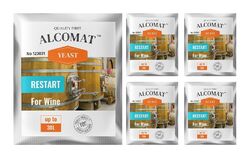 5 x Weinhefe für die Wiederaufnahme der Gärung Alcomat Restart Yeast Hefe TOP!