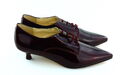 Elegante Leder Pumps von Patrizia Dini Gr. 37 Granatrot Damen-Schuhe Neu