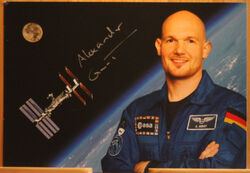 Alexander Gerst Orig Autogramm signiert Astronaut Raumfahrt ESA NASE ISS - AK