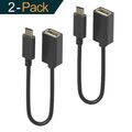 USB-OTG Adapter Kabel 2er Pack USB Typ A auf USB Typ C