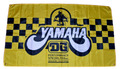 Yamaha California USA Racing Banner 150 cm Fahne Flagge gelb