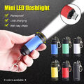 USB Wiederaufladbare Mini LED Taschenlampe Tasche Schlüsselanhänger Pocket Licht