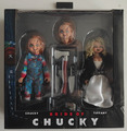 NECA - BRIDE OF CHUCKY - CHUCKY AND TIFFANY - CLOTHED ACTION FIGURE 2-PACK